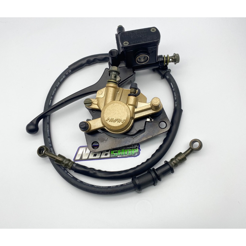 ปั๊มเบรคล่างมีโอ,MIO125,FINO,TTX ปั้มบน ปั้มล่าง+สายเบรคหัวกลม ชุดปั้มเบรคเดิมๆ(กดเลือกสินค้าก่อนสั่
