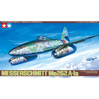 🏆 TAMIYA 61087 ชุดประกอบจำลองมาตราส่วน 1:48 MESSERSCHMITT Me262 A-1a ต้องไปสร้างและทำสีเอง