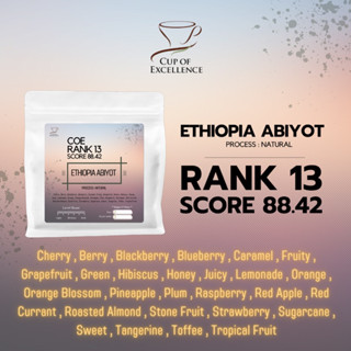 เมล็ดกาแฟ Abiyot Ethiopia Rank13