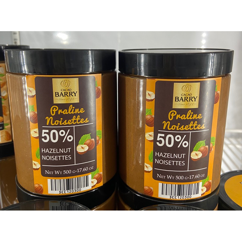 Cacao Barry Praline 50% Hazelnuts500g hazelnut praline