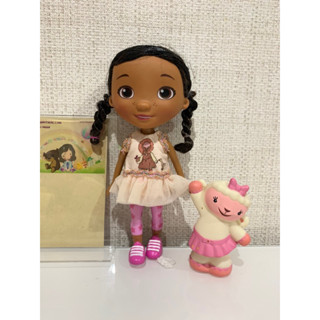 ตุ๊กตาDoc mcstuffins พร้อมแกะยาง ของแท้ สภาพ97%