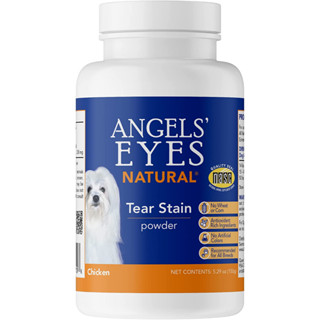 Angels Eyes Natural Tear Stain ลดคราบน้ำตาสุนัข คราบเหลือง กลิ่นเหม็นบนใบหน้า (รสไก่) 75g