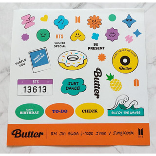 แยกขาย Sticker ของแท้ จาก อัลบั้ม BTS - BUTTER Album พร้อมส่ง Kpop