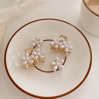 🇹🇭พร้อมส่งในไทย🇹🇭 กิ๊บติดผมโลหะประดับมุก Butterfly Pearl Clip พร้อมส่ง กิ๊บเกาหลี