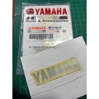 สติ๊กเกอร์โลโก้ YAMAHA แท้ สติ๊กเกอร์โลโก้ YAMAHA ตัวอักษรสีเทาอ่านรายละเอียดก่อนสั่ง