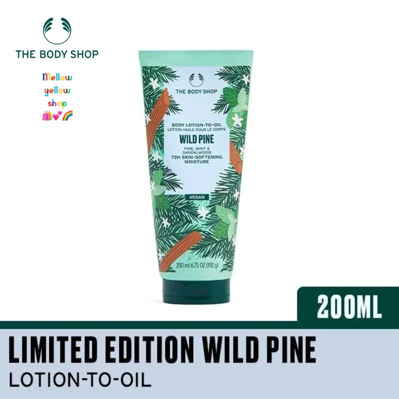 [MFG.2022] The Body Shop Wild Pine BODY LOTION-TO-OIL