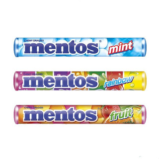 Mentos เมนทอส แท่ง ขนาด 37กรัม (เลือกรสได้)