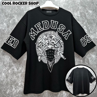 Cool Rocker : Oversize MEDUSA T-Shirt เสื้อยืดทรงโอเวอร์ไซส์ลายเมดูซ่า คุณภาพสุดคูล