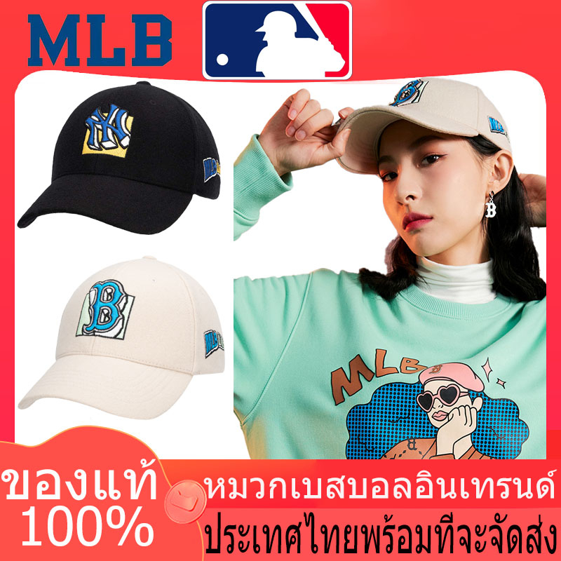 จัดส่งที่รวดเร็ว，แท้100% cap MLB NY “LIKE” ROOKIE หมวกเบสบอล