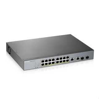 ZyXEL GS1350-18HP 16-port GbE Smart Managed PoE Switch with GbE Uplink สวิตช์ ประกันศูนย์