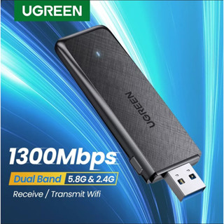 UGREEN WiFi Adapter USB3.0 AC1300Mbps 5G&amp;2.4G Dual-Band USB WiFi for PC Desktop Laptop WiFi Antenna USB Ethernet Network