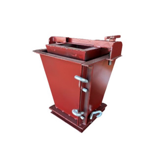 แบบพิมพ์เหล็กหล่อกระถางปูนเปลือย ทรงคางหมู (พ่นสีกันสนิมฟรี)