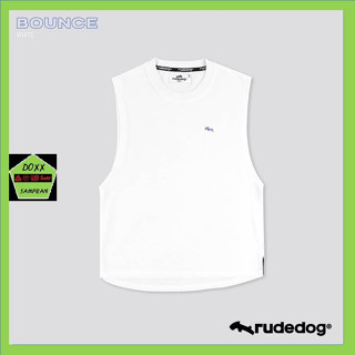 Rudedog เสื้อแขนกุด ชาย รุ่น Bounce สีขาว