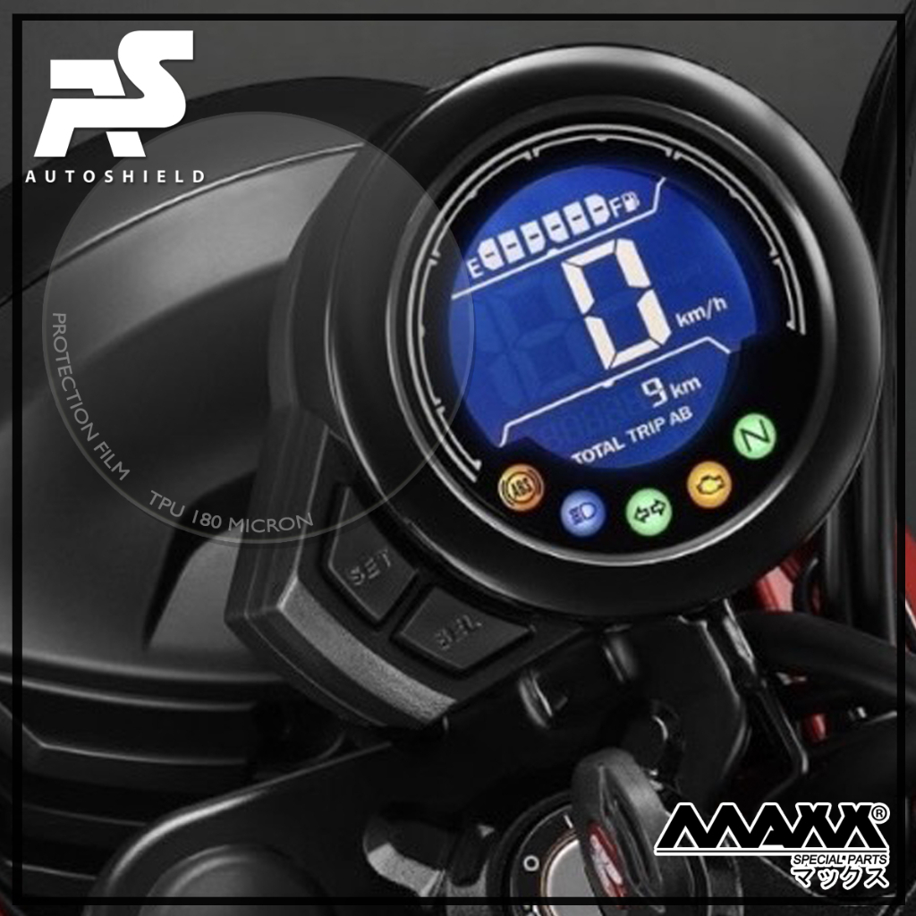 マックス ( CT125 Protection Film ) Auto Shield TPU180micron ฟิล์มกันรอย เรือนไมล์ by MAXX Special Parts