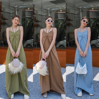 Simplestyle.byd Maxi Summer Dress เดรสลินิน