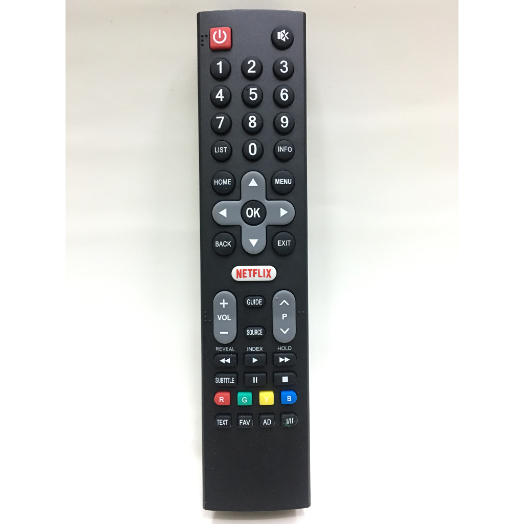 รีโมททีวี คูก้า Coocaa Smart TV รุ่นมีปุ่ม Netfix ใช้ได้กับทีวีรุ่นที่รีโมททรงคล้ายกับตัวนี้