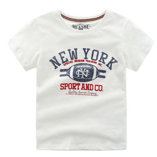 เสื้อยืดแฟชั่น NEW YORK (เด็กโต7-12ปี) สีขาว