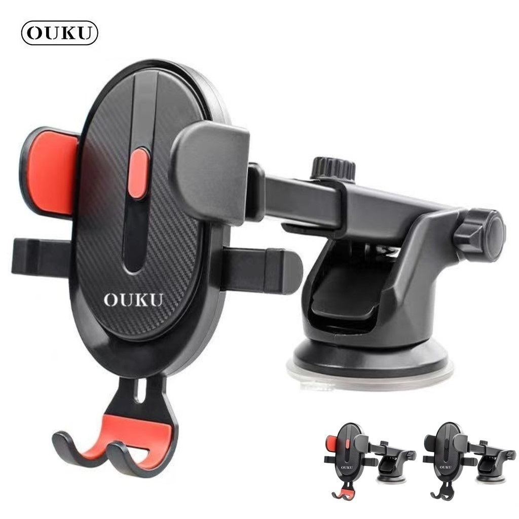 OUKU OK01 ที่วางโทรศัพท์ ที่จับโทรศัพท์ ที่ยึดโทรศัพท์แบบปรับได้ ที่วางโทรศัพท์มือถือในรถยนต์ ของแท้