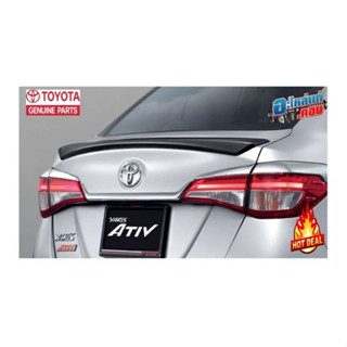 (ของแท้) สปอยเลอร์ หลัง สีดำ โตโยต้า เอทีฟ Toyota Ativ ปี 2017-2020 (VDQI)