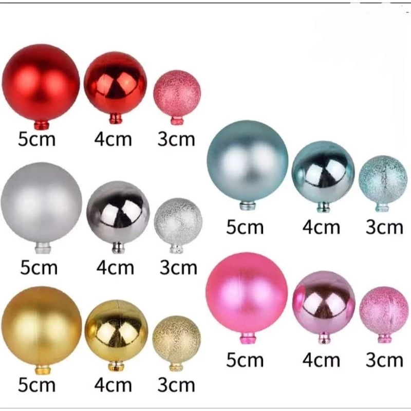 บอลตกแต่งเค้กเซต 3 ลูก(สั่งขั้นต่ำ50บาทค่ะ)