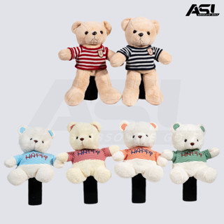 Golf Head Cover #D #FW/U Happy Bear ครอบตุ๊กตา แฮปปี้แบร์ สำหรับใส่หัวไม้กอล์ฟ