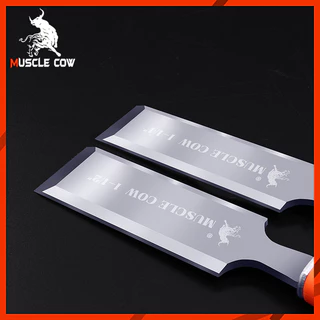 MUSCLE COW ไฟเบอร์ จับถนัดมือ ด้ามไม่ลื่น สิ่วแกะสลักไม้ ขนาดต่างๆ สิ่วงานไม้ สิ่วงานไม้