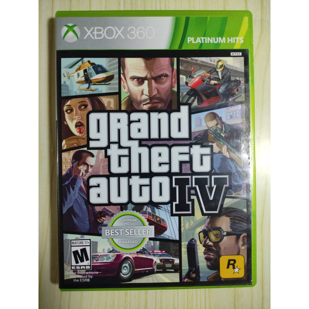 (มือ2)​ Xbox​ 360​ -​ GTA​ 4 IV​ (NTSC)​*เล่นได้เฉพาะ X360 โซน USA &amp; เครื่อง XB one , XB series X
