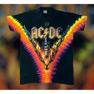 เสื้อ Ovp มัดย้อม ACDC สไตล์ปี90s