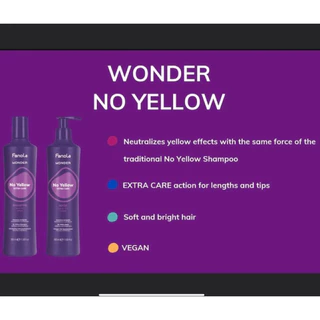 Fanola ฟาโนล่า อิตาลี แชมพูม่วง มาส์กม่วง ฆ่าเหลือง เพิ่มความเทา Fanola No Yellow Shampoo goodbye yellow