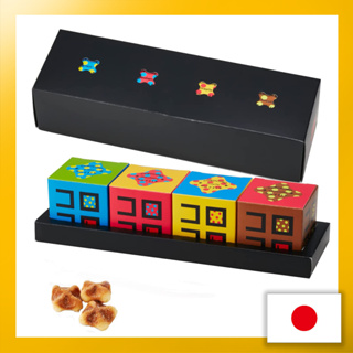 L L Cookie Setsubun Valentine Sweets Gift Corocoro Waffle Cube (4 pieces)gifts, souvenirs, popular products, celebrations, sweets, gifts in return, housewarmings, assortments【Direct from Japan】(Made in Japan)