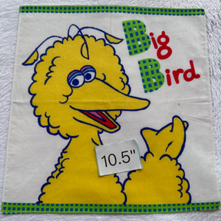 Big Bird Sesame Street ผ้าเช็ดหน้า เซซามี สตรีท