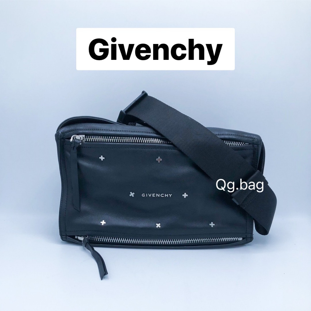 Givenchy pandora limited edition small จีวองชี่ brandname แบรนด์เนม กระเป๋าวินเทจ vintage หนังแท้ กระเป๋าคาดอก