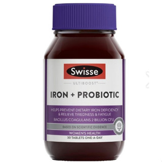 swisse Ultiboost Iron + Probiotic  30 Tabltes