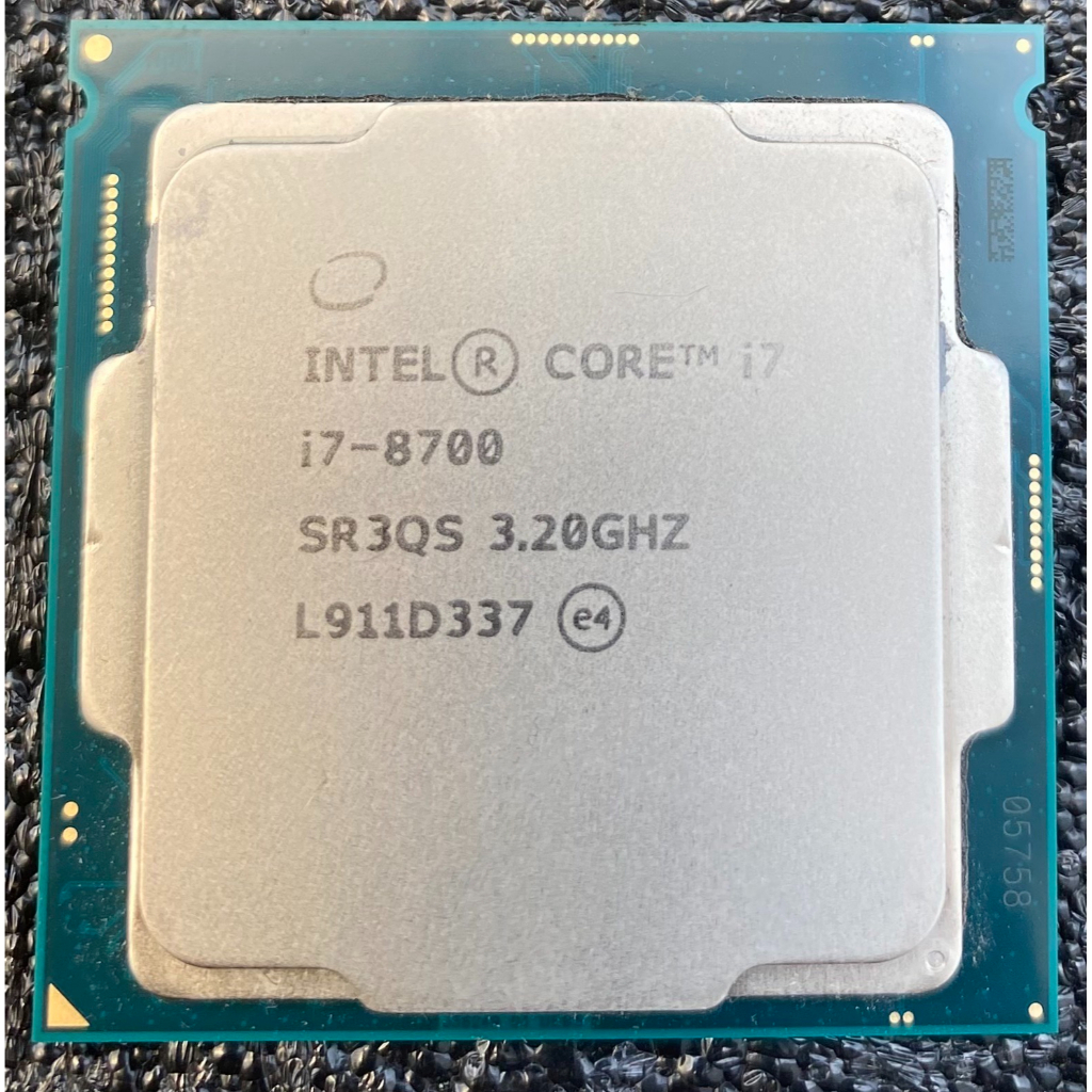 CPU INTEL CORE I7-8700 3.2 GHz มือสอง