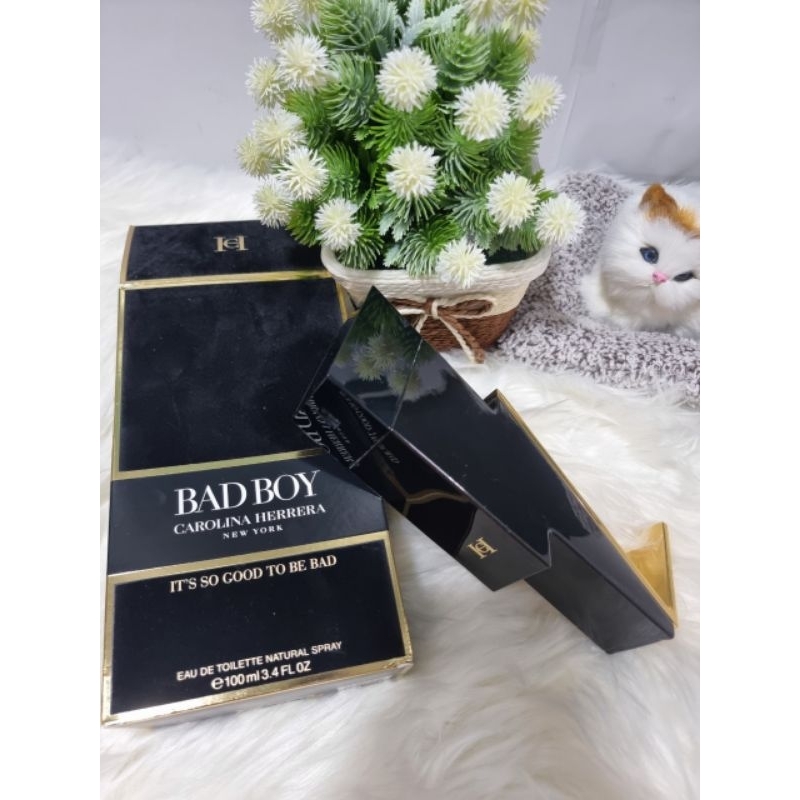 น้ำหอมCarolina Herrera CH Badboy EDT 100ml มีกล่องไม่ซีล