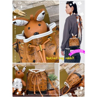 กระเป๋าทรงขนมจีบ bucket bag คลอเล็กชั่น rabbit หนังนิ่มอยู่ทรง