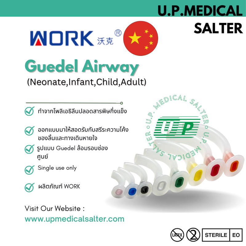 #อุปกรณ์ทางการแพทย์ #อุปกรณ์ช่วยชีวิต #ทางเดินหายใจ #GuedelAirway #อุปกรณ์ป้องกันการกัดกร่อน
