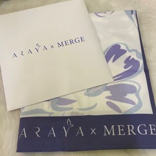 1ผืน ผ้าพันคอแฟชั่น พรีเมี่ยม หายาก สะสม Araya rare item Merge fashion beauty