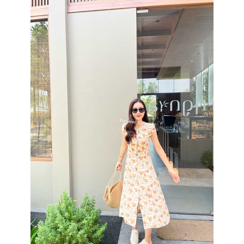 Yuzu dress แมกซี่เดรส ผ้าปริ้นลายสดใสรับซัมเมอร์สุดๆ