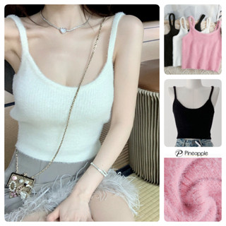 เสื้อสายเดี่ยวผ้าถัก เปิดหลัง เซ็กซี่ ผ้านิ่มใส่สบาย Knitted camisole 22031