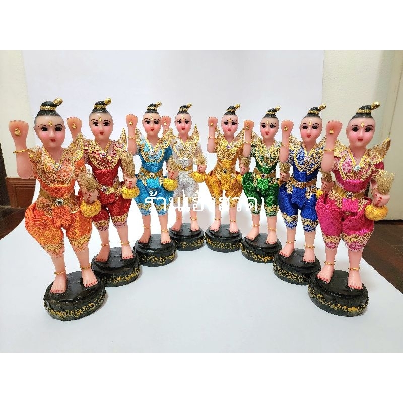 กุมารทอง สูง12นิ้ว กวักมือถือถุงทอง กุมารเรียกทรัพย์ กุมาร มีหลายสี
