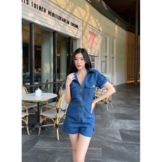 JERSEY JEAN JUMPSUIT