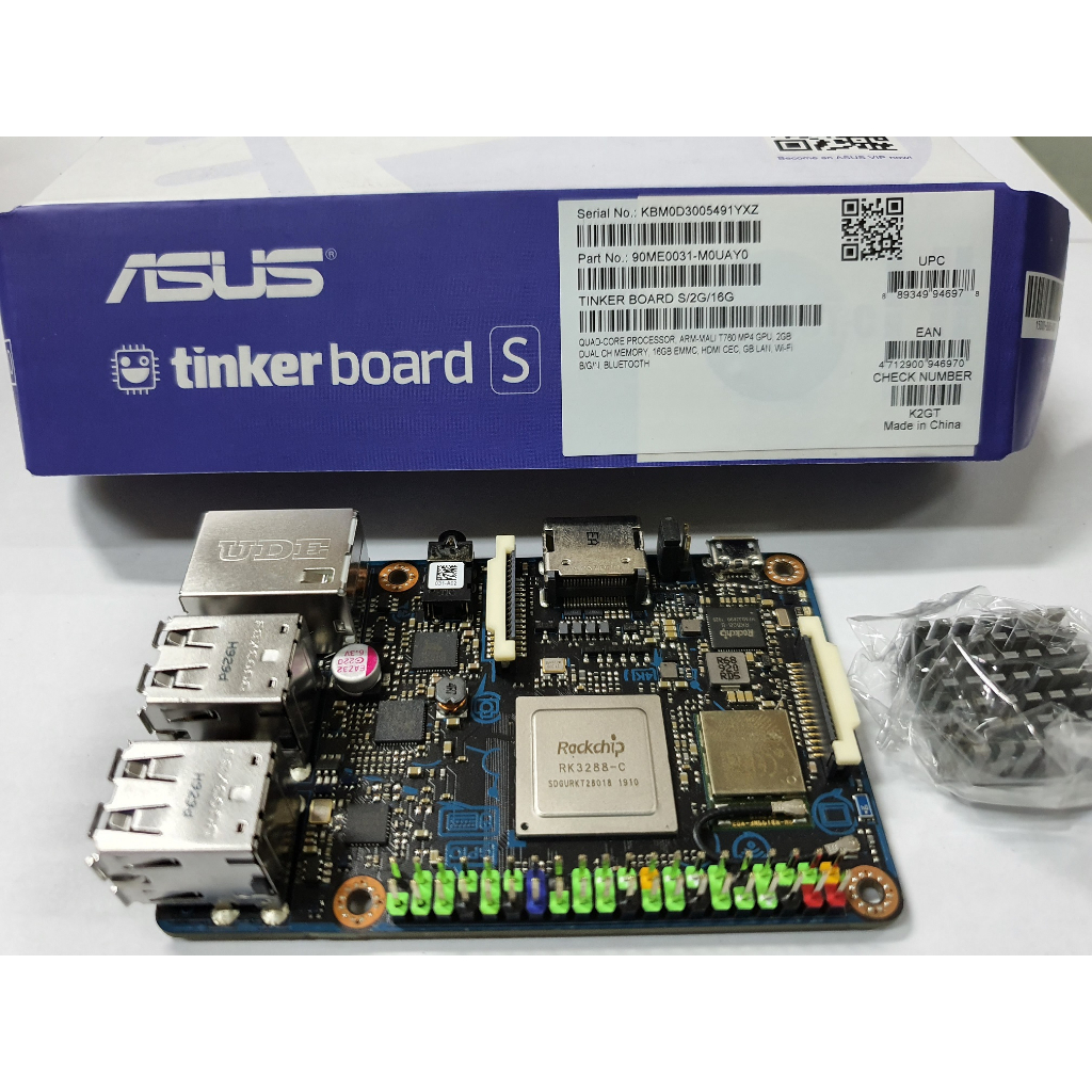 Asus Tinker Board S Onboard 16GB eMMC Raspberry pi 3 Raspberry pi 4 home assistant linux ubuntu Andr