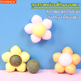 RYBACK แคทนิปบอลCatnip Ball กัญชาแมว ขนมแมว ของเล่นแมวเลีย กัญชาบอล กัญชาแมว ลูกบอลแมว ลูกบอลล่อแมว แคทนิปแมว สมุนไพรแมว