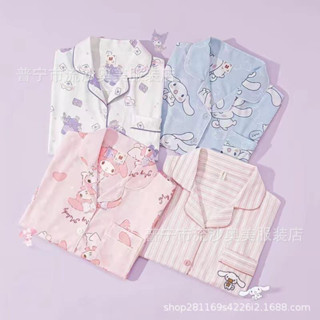 ชุดนอนขาสั้นลายsarioน่ารักมากๆค่ะพร้อมส่ง