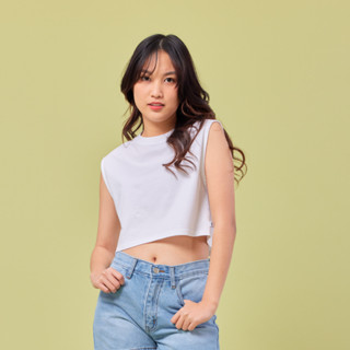 Billings by Khaki Bros. เสื้อยืดคอกลมแขนกุด BL23K002