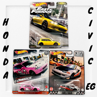 Hotwheels Premium | Honda Civic EG 3doors สเกล 1:64