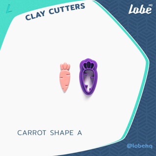 Carrot Shape A Clay Cutter/Clay Earring Cutter/ Plastic Polymer Cutter/ Polymer Clay Cutter/แม่พิมพ์กดดินรูปทรงแครอท