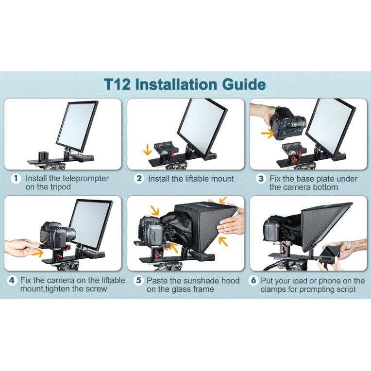 Bestview Destview T12 Teleprompter for 11