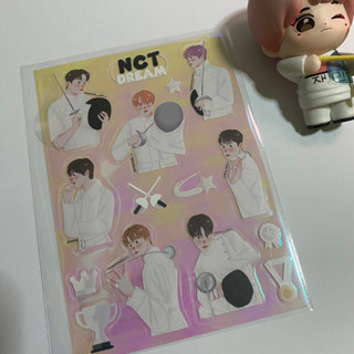 (สินค้าพร้อมส่ง) สติกเกอร์แฟนอาร์ต nct dream nct 127 Season Greeting 2023 เนื้อ PVC กันน้ำอย่างดี แบบโฮโลแกรม